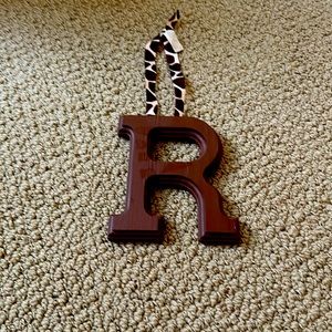 Wooden letter R